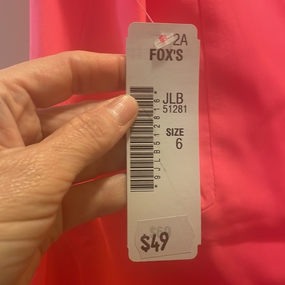 Collection by Julie Brown color block hot pink/navy dress in size 6 - Picture 10 of 10